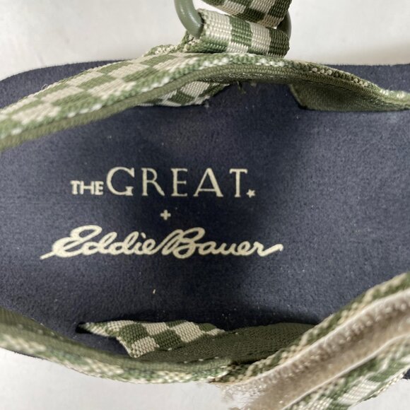NEW The Great x Eddie Bauer The Daylight Sandal Check Checkered
